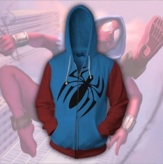 Marvel Comics The Avengers Spider Man Cosplay Fashion 3D Printed Unisex Sweatshirt Movie Zipper Anime Hoodie