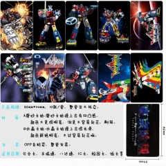 Voltron: Defender of the Universe Anime Cartoon Pattern Card Stickers 10pcs/set