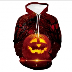 Halloween Movie 3D Print Casual Zipper Hoodie