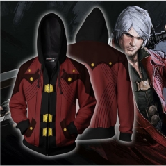 Devil May Cry 3D Print Casual Hooded Anime Hoodie
