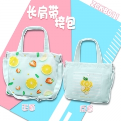 Lemon Pattern Custom Design Cartoon Cosplay Anime Crossbody Bag
