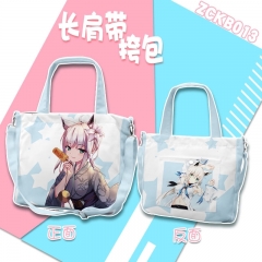 Shirakami Fubuki Custom Design Cartoon Cosplay Anime Crossbody Bag