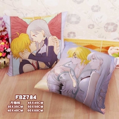 The Seven Deadly Sins Cartoon Cosplay Decorative Chair Cushion Cartoon Anime Square Pillow