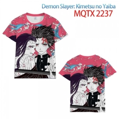 Demon Slayer: Kimetsu no Yaiba Anime Cartoon Movie 3D Printing Short Sleeve Casual T shirt