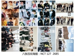 K-POP NCT Anime Posters Set （8pcs a set)