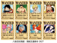 One Piece Anime Posters Set （8pcs a set)