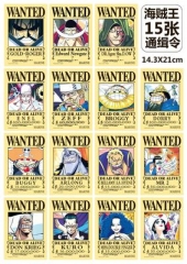 One Piece  Anime Posters Set(15pcs a set)