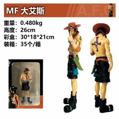 One Piece Ace Cartoon Character Anime PVC Figure Collection Model Toy