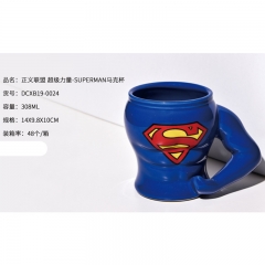 Justice League Superman Movie Cosplay 3D Character Printing Cup Anime Ceramic Mug