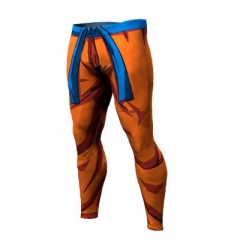 High Quality Dragon Ball Z Basketball Pants Anime Sports Tight Pants