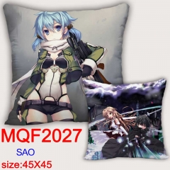 Sword Art Online | SAO Cartoon Cosplay Anime Square Soft Stuffed Pillow