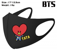BT21 TATA K-POP BTS Bulletproof Boy Scouts Cartoon Pattern Cosplay Printing Mask