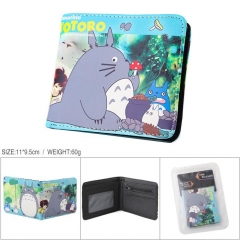 My Neighbor Totoro Cartoon Cosplay PU Folding Purse Anime Wallet