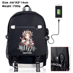 Arknights Canvas Students Backpack Anime Bag
