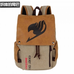 Fairy Tail Cartoon Cosplay For Teenager Canvas Anime Backpack Bag