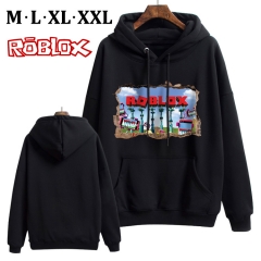 Roblox Game Cotton Hoodie Soft Thick Hooded Hoodie Warm With Hat Sweatshirts