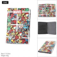 Marvel's The Avengers Movie Cosplay Card Holder Anime Passport Book Cover Card Bag
