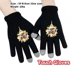 Gravity Falls Anime Full Finger Touch Screen Gloves Winter Gloves