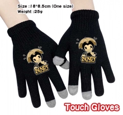 Bendy and the Ink Machine Anime Full Finger Touch Screen Gloves Winter Gloves