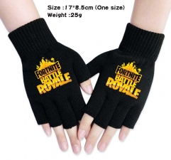 Fortnite Anime Half Finger Gloves Winter Gloves