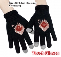 Harry Potter Anime Full Finger Touch Screen Gloves Winter Gloves