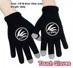 Arknights Anime Full Finger Touch Screen Gloves Winter Gloves