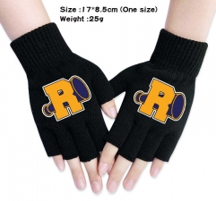 Riverdale Anime Half Finger Gloves Winter Gloves
