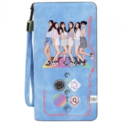K-Pop GFRIEND Wallets PU Leather Long Zipper Wallet