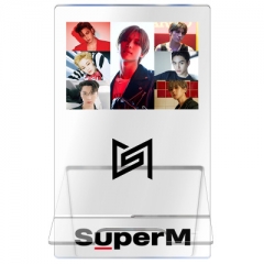 K-POP Super M Anime Acrylic Phone Support Frame