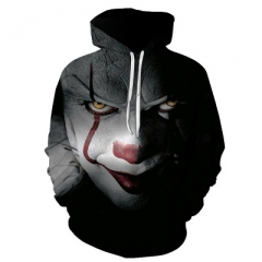 Halloween Joker Cosplay For Adult 3D Printing Anime Hooded  Hoodie