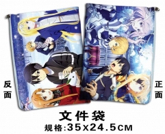 Sword Art Online Cartoon Document Holder For Student Office Anime File Pocket 35*24.5cm