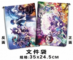 Date A Live Cartoon Document Holder For Student Office Anime File Pocket 35*24.5cm