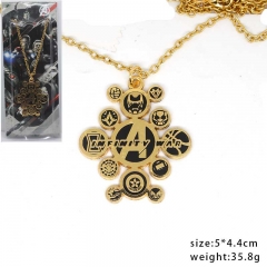 Marvel's The Avengers Cosplay Movie Anime Alloy Necklace