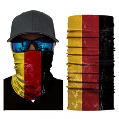 National Flag Pattern Multifunctional Decorative 3D Unisex Sport Mask Hairband Scarf