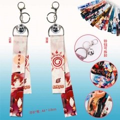 Naruto With Bell Keychain Cartoon Anime Phone Strap With Pendant