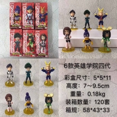 Boku no Hero Academia/My Hero Academia 4 Generation Cartoon Character Model Toy Anime PVC Figure Set