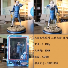 Naruto Senju Tobirama Anime Figure PVC Collection Cartoon Model Toy 30cm
