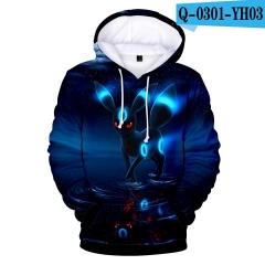 Pokemon Anime 3D Print Casual Hooded Hoodie For Kids And Adult