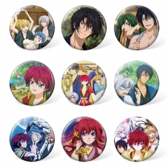 Akatsuki no Yona Anime Cosplay Round Shape Decorative Pins 58MM (8pcs/set)