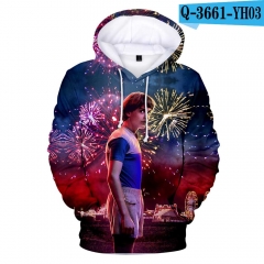 Stranger Things Anime 3D Print Casual Hooded Hoodie For Kids And Adult