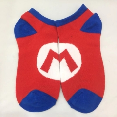Super Mario Bro Game Cosplay Unisex Free Size Anime Short Socks
