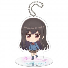 Japanese Anime Acrylic Standing Decoration Keychain