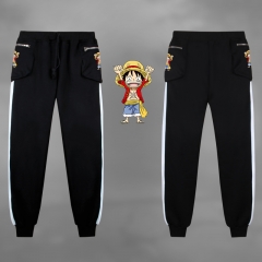 One Piece Fashion Cartoon Long  Pants Anime Pants