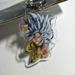Dragon Ball Z Cartoon Keychain Kawaii Acrylic PVC Keyring