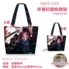 Demon Slayer: Kimetsu no Yaiba Anime Custom Design Cartoon Cosplay Anime Crossbody Bag Canvas Shopping Bag