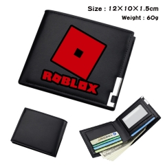 Roblox Anime Cosplay PU Purse Folding Anime Short Wallet
