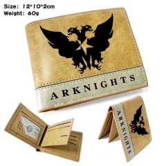 Arknights Anime Cosplay PU Purse Folding Anime Short Wallet