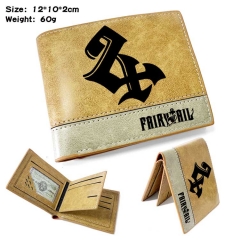Fairy Tail Anime Cosplay PU Purse Folding Anime Short Wallet