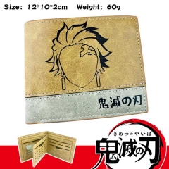 Demon Slayer: Kimetsu no Yaiba Anime Cosplay PU Purse Folding Anime Short Wallet
