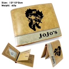 JoJo's Bizarre Adventure Anime Cosplay PU Purse Folding Anime Short Wallet